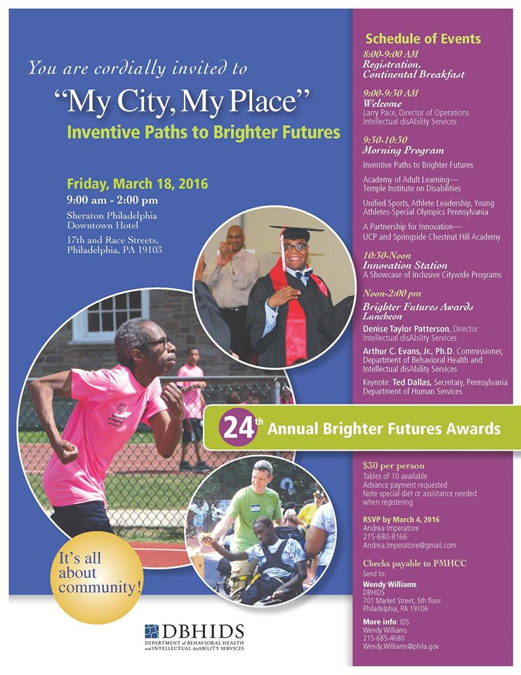 Ideators attended 24th Annual My City, My Place Brighter Futures Awards